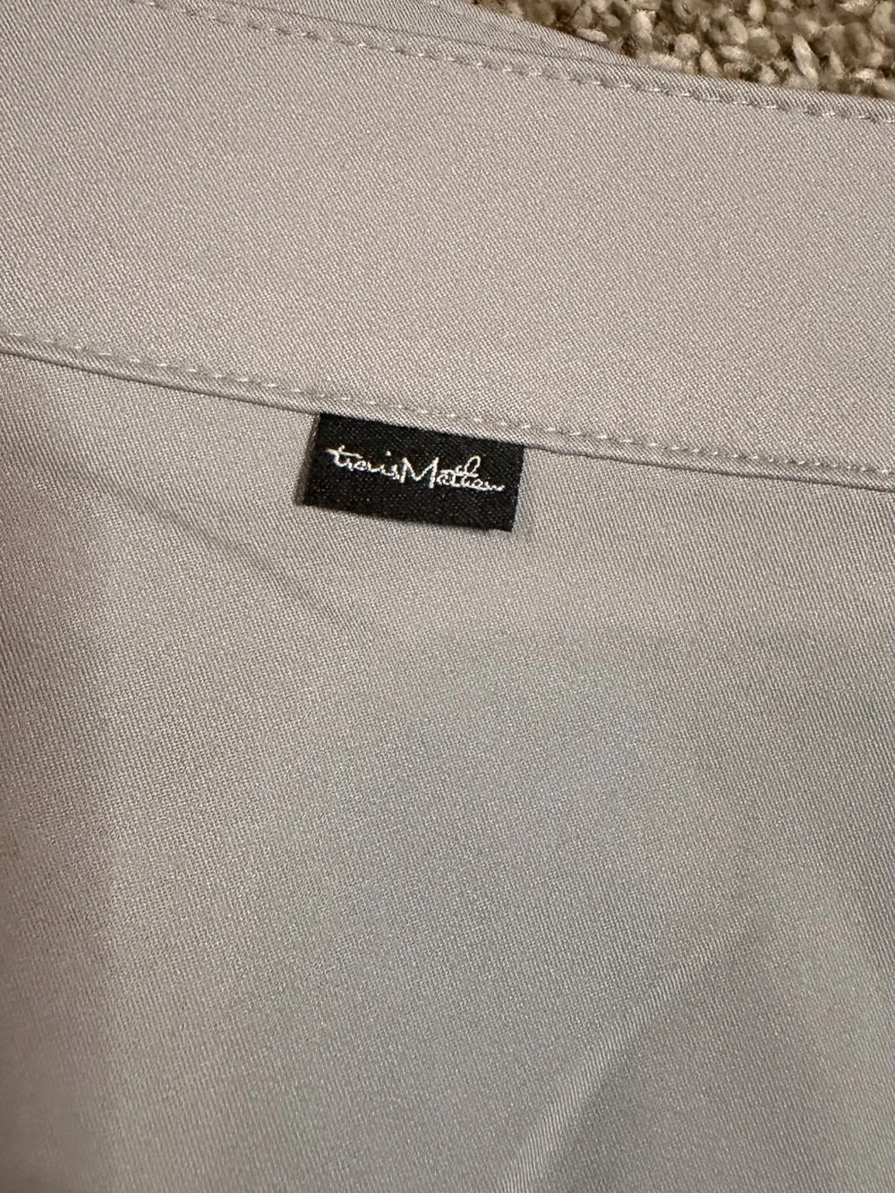 TravisMathew Light Gray Golf Pants - Size 40